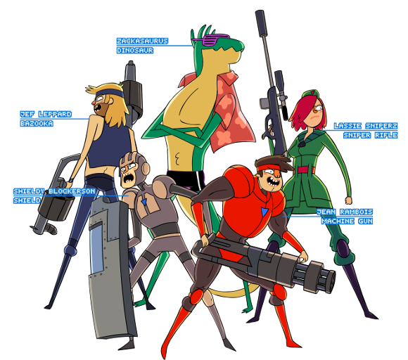 Super-Time-Force-Characters